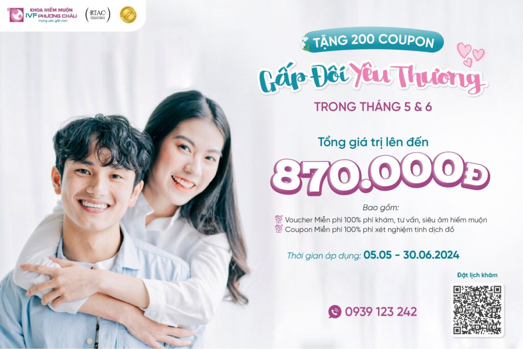 Tặng 200 Coupon Gấp Đôi Yêu Thương Trong Tháng 5 & 6
