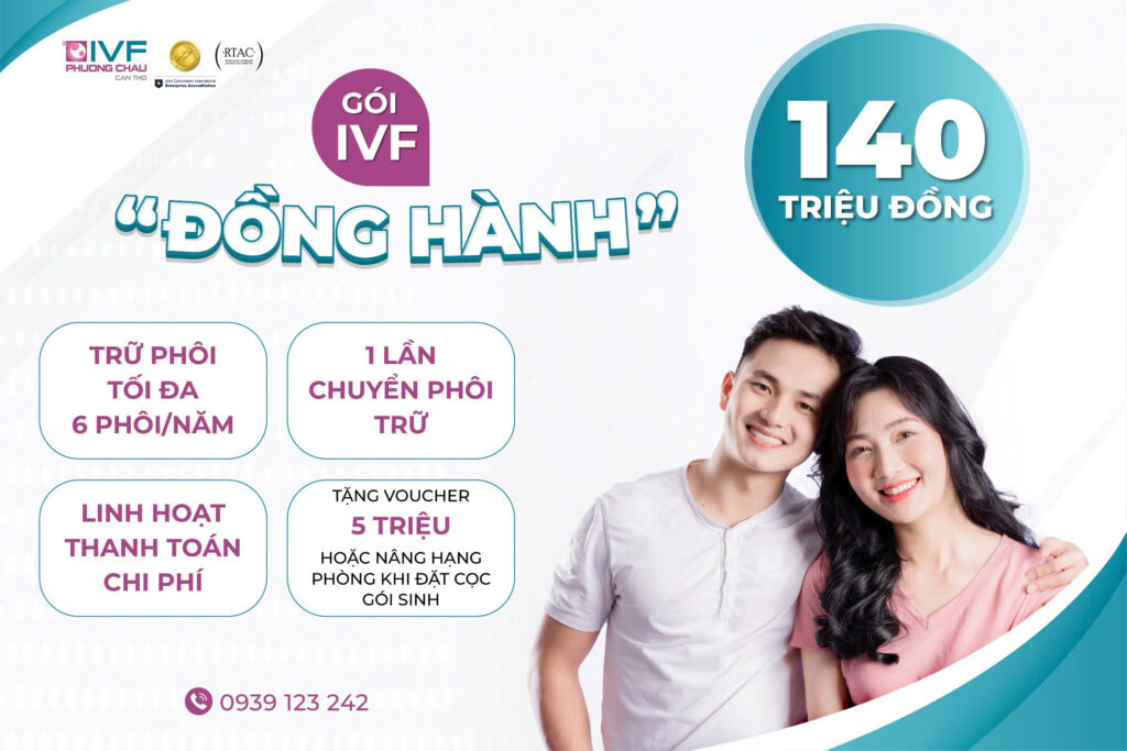 Gói IVF “Đồng Hành” 140 triệu